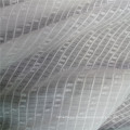 White Color 100% Cotton Jacquard Fabric for Garment